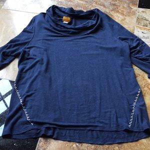 Ruby Rd denim blue with silver studs